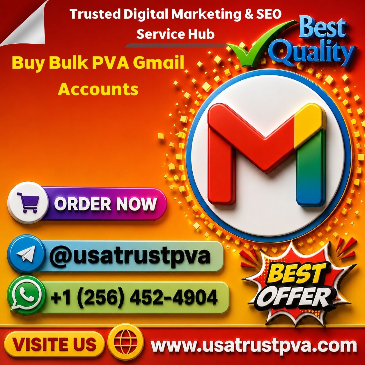 Buy Bulk PVA Gmail Accounts