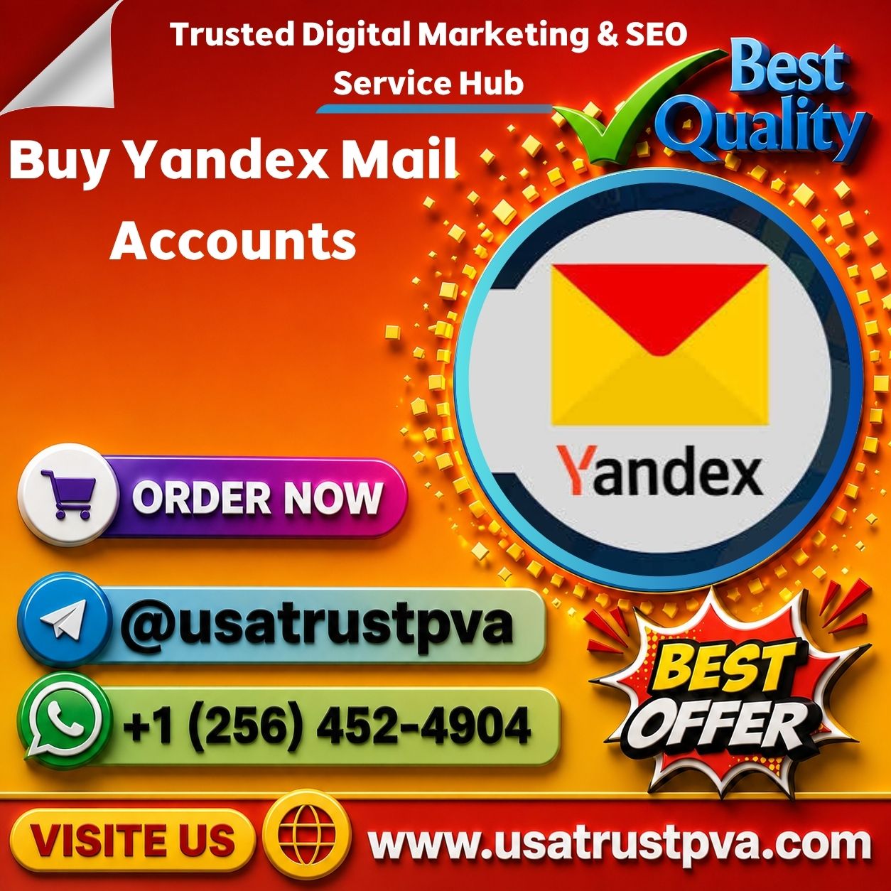 Buy Yandex Mail Accounts