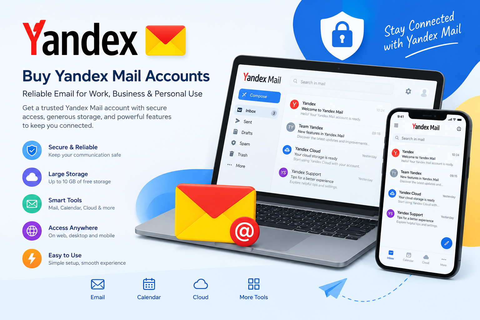 Yandex Mail Promotional Banner